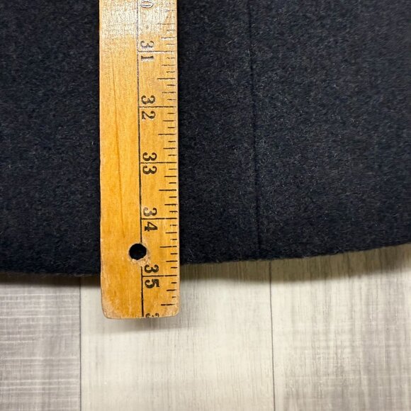 ✅Womens M Stormtech Performance Wool Blend Coat Charocal Grey Button Up Jacket - Picture 4 of 13